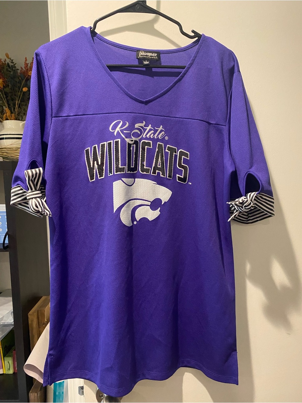 Gameday Couture Kansas State Wildcats Jersey Style V-Neck Shirt